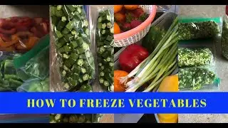 How to Store and Freeze Fresh Vegetable and Fruits for long time