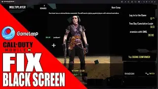 HOW TO FIX BLACK SCREEN PROBLEM IN COD MOBILE GAMELOOP EMULATOR (2023)