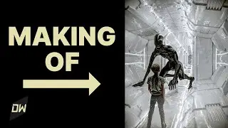 Cinema 4D and Redshift: Sci-fi corridor speed art🕕