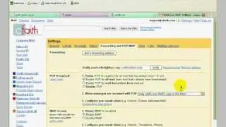 Outlook Express POP Configuration for cfaith Webmail
