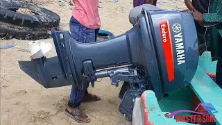 Testing New yamaha outboard 2 stroke hp 40