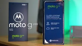 Motorola Moto G200 5G Unboxing