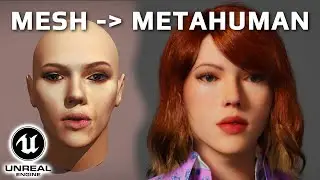 Face Mesh to MetaHuman | Unreal Engine 5 Tutorial
