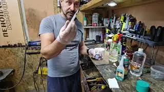 засыхает клей
