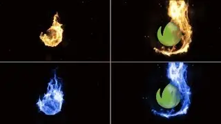 SPHERE FIRE LOGO REVEAL AFTER EFFECTS TEMPLATES