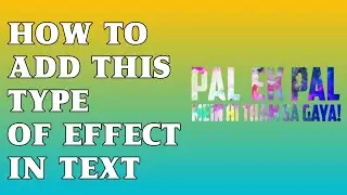 How to add effect in text in kinemaster||Kinemaster Tutorial