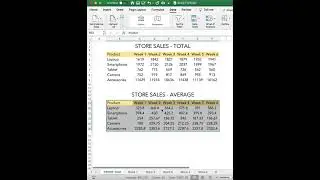 How to Use Consolidate Function in Excel| Merge Data from Multiple Sheets in Excel #shorts