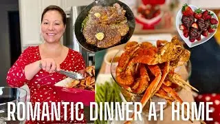 ROMANTIC DINNER DATE NIGHT AT HOME || Date night ideas, Seafood Boil