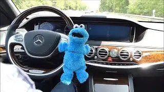Autonomous Drive Mercedes S-Class 2017 -  Cookie Monster Self Driving