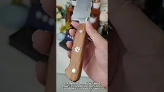Unique Olive Wood Handle Chef's Knife - German 1.4116 Steel, Practical and Stunning!🫡