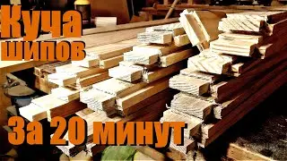 How to make a tenon on a circular saw / simple and fast