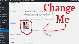 How to Add/Change Admin Author Profile Image in Wordpress (Gravatar!)