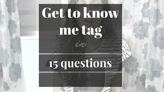 The Get to Know Me Tag // Black & White & Wise