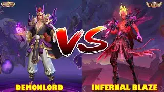 VALIR INFERNAL BLAZE VS VALIR DEMONLORD MOBILE LEGENDS