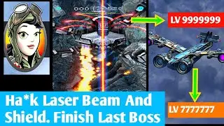 How To Regular Attach Laser Beam And Shield To Ship For Sky Force Game