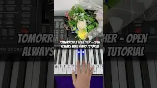 TOMORROW X TOGETHER - Open Always Wins Piano Tutorial #notpianika #notangka #pianotutorial #txt