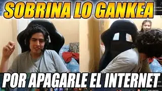 🤣LO GANKEAN!!🤣  SOBRINA DE LEOSTYLE LO GANKEA POR APAGARLE EL INTERNET!