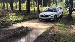 Kodiaq на бездорожье offroad