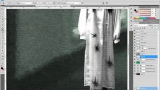 tutorial creare un'immagine catturata da una videocamera di sorveglianza con photoshop skage