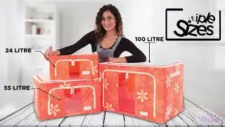 BlushBees LIVING BOX - Foldable Storage Boxes for Clothes | Wardrobe Organizer for Clothes