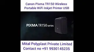 Canon Pixma TR150 Wireless Portable WiFi Inkjet Printer - Canon Authorized Dealer