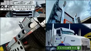 ¡Conociendo un taller de Accesorios para Camión (LAMINITAS PARA TU TRAILER) en Camiones Mx!