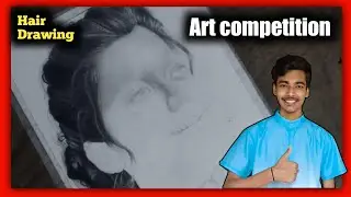 how to draw rashmika mandanna | rashmika mandanna sketch | drawing rashmika mandanna hairs