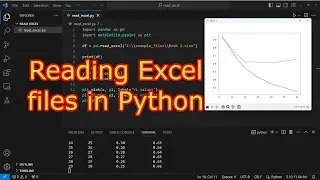 How to read an excel file in python