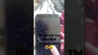 мой старый телефон жив которая переехала машина