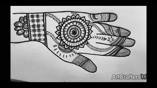 Arabic- Mehendi Design , Easy and Simple Henna Design