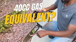 EGO 56V Chainsaw Review (16