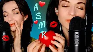 Многослойный АСМР ❣️ МАКСИМАЛЬНО близкий НЕРАЗБОРЧИВЫЙ шёпот + ПОЦЕЛУИ с ушка на ушко🔹ASMR для сна🌛