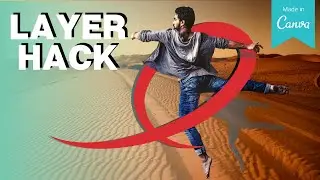 How to Adjust Layers In Canva - Creating a multi layered effect