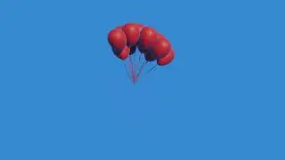 Helium balloon test animation