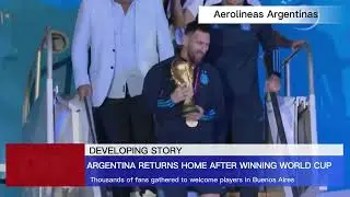 Argentina’s World Cup-winning squad arrived in a jubilant Buenos Aires - Breaking News