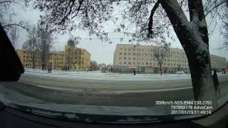 ДТП Тетку вынесло на тратуар