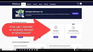 How to point my website to SiteGround?