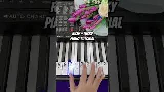 RIIZE - Lucky Piano Tutorial #notpianika #notangka #pianotutorial #riize