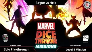 Marvel Dice Throne Missions Playthrough - Rogue vs Hela