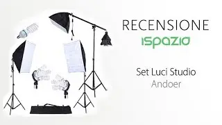Unboxing e Montaggio Set Luci Studio Andoer | iSpazio.net