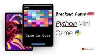 Breakout Game | Python Mini Project | Python Mini Game | Pycharm