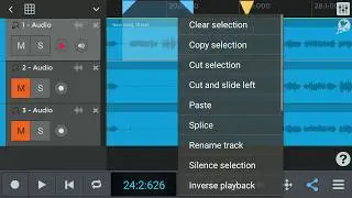 How To make songs by Android Part 5 by n-track 9 / How to cut vocal and any audio file and wav files
