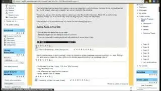 Moodle 2.4 - Delete Elements
