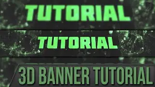 3D Banner Tutorial | Photoshop + Cinema 4D
