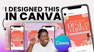 I DESIGNED THIS SOCIAL MEDIA POST in CANVA | HERE IS HOW I DESIGN in CANVA @CareyDigital