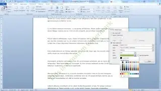 How to add a custom watermark to your word document [Word 2010, Word 2007]
