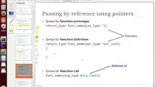 C programming   Pass by Reference