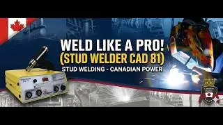 Stud Welding, CAD 101 Capacitor Discharge Stud Welder by Canaweld