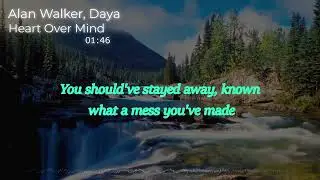 Alan Walker, Daya - Heart Over Mind (Lyric Video)