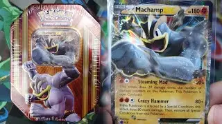 Pokemon Cards – Machamp EX Triple Power Tin Opening! (HE IS SO OP!)